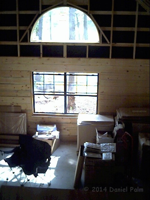 arch window loft view